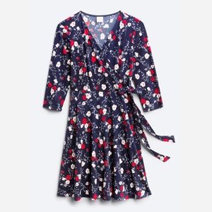 Kaileigh Charlotte Fox Wrap Knit Dress